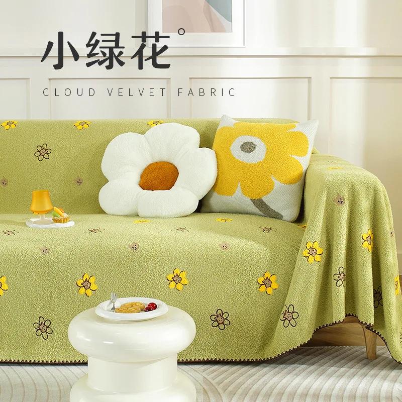 Новая подушка для сиденья дивана осень-зима утолщенная ткань полного покрытия полотенце — фото 4