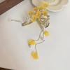 Fashion Ginkgo Leaves Hair Clip Vintage Metal Ponytail Claw Clip Women Banquet Metal Crab Claw Hairaccessories for Women
