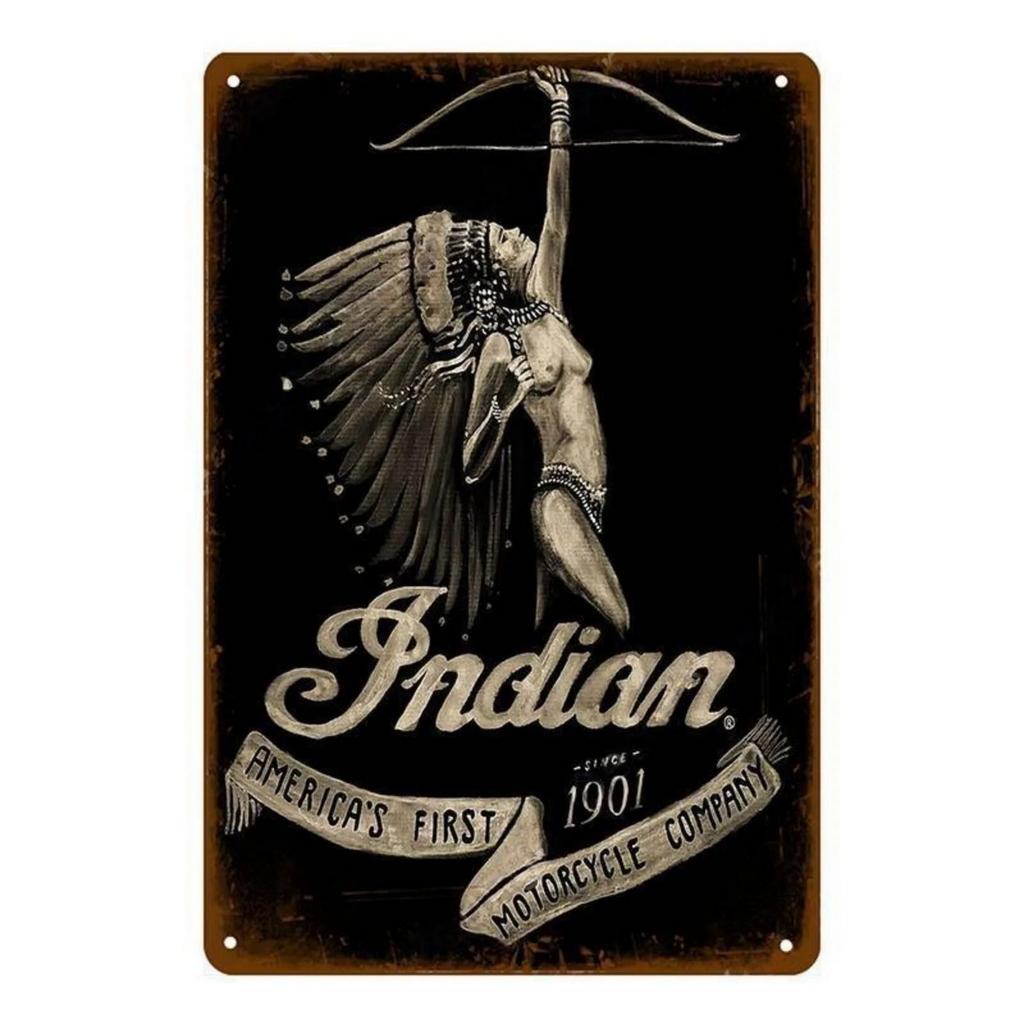 Metal Tin Signs American Motorcycles Wall Decoration Plaque Vintage Poster Iron Painting for Man Cave Home Cafe Garden Club Bar