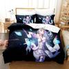 3D Print Anime Re Zero Rem Ram Emilia Bedding Set Duvetcover Bed Set Quilt Cover Pillowcase Comforter King Queen Size Boys Adult