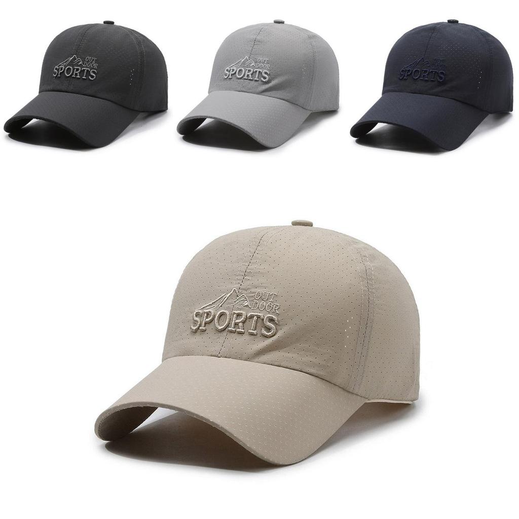 Letter Embroidered Sports Mesh Duckbill Cap Baseball With Sunshade Activities