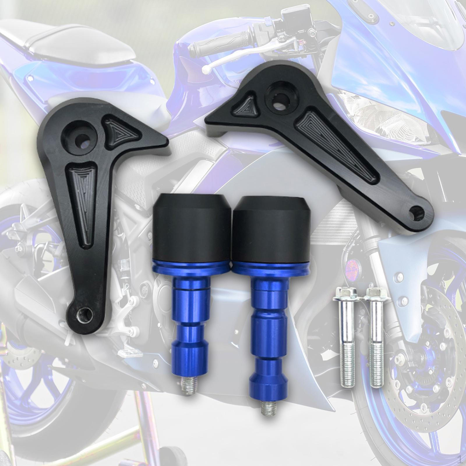 

Frame Slider Crash Pad Kit for Yamaha Yzf-r6 2017-2022 Sturdy Aluminum синій