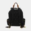 [Pre-Owned] The Rucksack Series Nylon And Leather Backpack Large - Good #RZ9ZW5