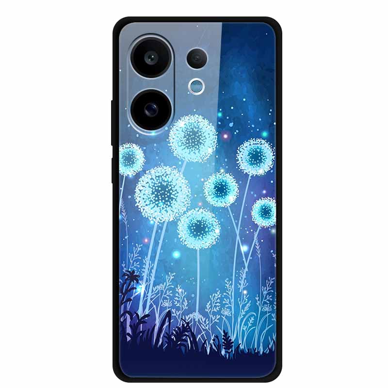 For Vivo V60 5G Glass Case Fashion Cool Animal Tempered Glass Back Cover Case For Vivo V 60 2025 Phone Cases 6.77" Fundas Coques