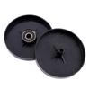 Black Plastic Turning 360° Rotary Turntable Pottery Clay Wheel Ceramics Rotary Plate