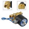 12V 24V 220V Solenoid Valve Electric Solenoid Valve Brass Material Corrosion-resistant Easily Replaceable IP65 Rating