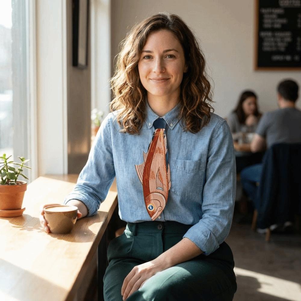 Asymmetrical Design French Vintage Bow Tie Color Contrast Knot-Free Fish Ties  Party