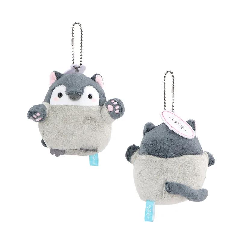 Koupen Chan Penguin Plush Toy Kawaii Bag Keychain Cartoon Stuffed Peluche Doll Toy Cute Pendant Birthday Gifts