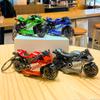 Cool Mini Motorcycle Harley Pull Back Car Car Keychain Couple Schoolbag Pendant Creative Small Gift