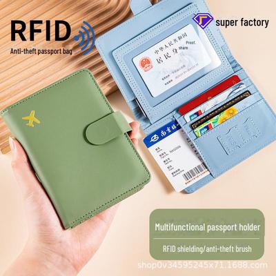 Personalisierter, diebstahlsicherer Reisepass- und Ausweishalter mit Logoaufdruck
