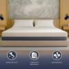 The White Stone Matelas Memory Foam et Mousse Haut 22 cm | Matelas et Hypoallergénique 