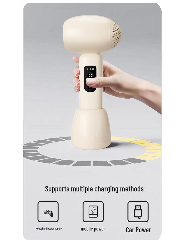 Wireless Handheld Hair Dryer for Students & Children - Gentle Temperature for Hair Care