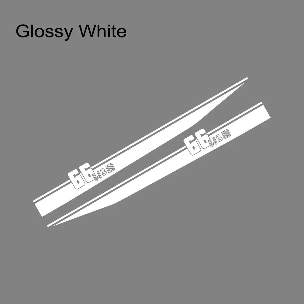 2PCS Car Side Door Creative Sticker Vinyl Waterproof Decor Decals For Mercedes Benz Smart Fortwo W453 W451 Racing Accessories