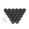 20pcs 19 Mm Car Wheel Nut T5 T6 Wheel Nuts Caps Hub Screw Cover Protective Caps Wheel Nut Screw Head Cover