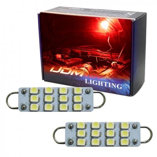 

Red 12-SMD LED Bulbs For Dodge RAM Durango Dakota Jeep Wrangler Underhood Lamp