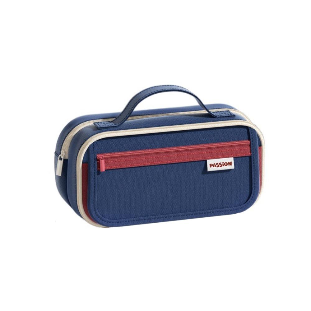 

with Handle Storage Pencil Bag Organizer 9-layer Pencil Case Cartoon Pencil Cases School Supplies красный