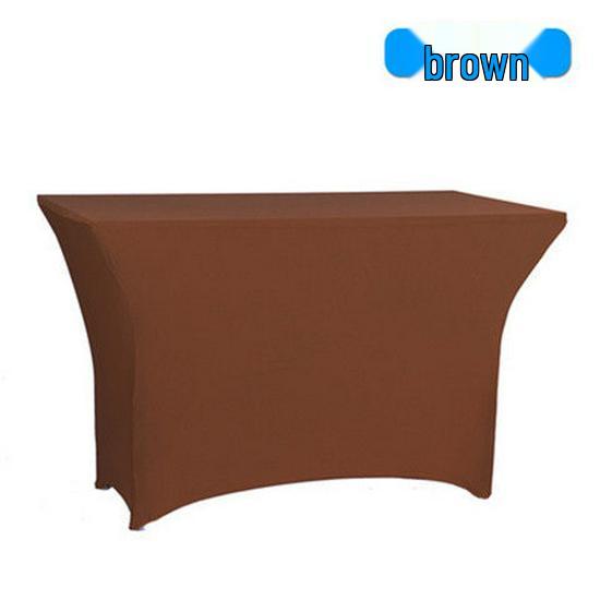Stretch 6FT Rectangular Tablecloth for Events: Conference, Wedding, Banquet, Cocktail Bar.
