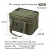 Tactical Camping Storage Bag Outdoor Storage Bag 42L Large Capacity Folding Box for Picnic Camping Equipment Organizing