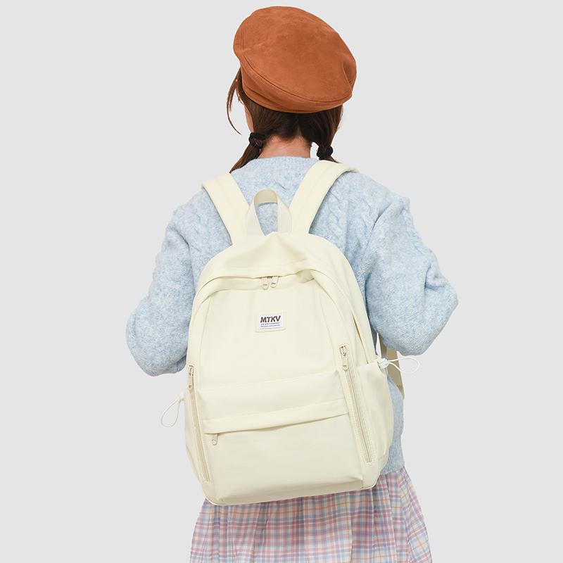 Campus Backpack Student School Bag Women's Large Capacity Backpack