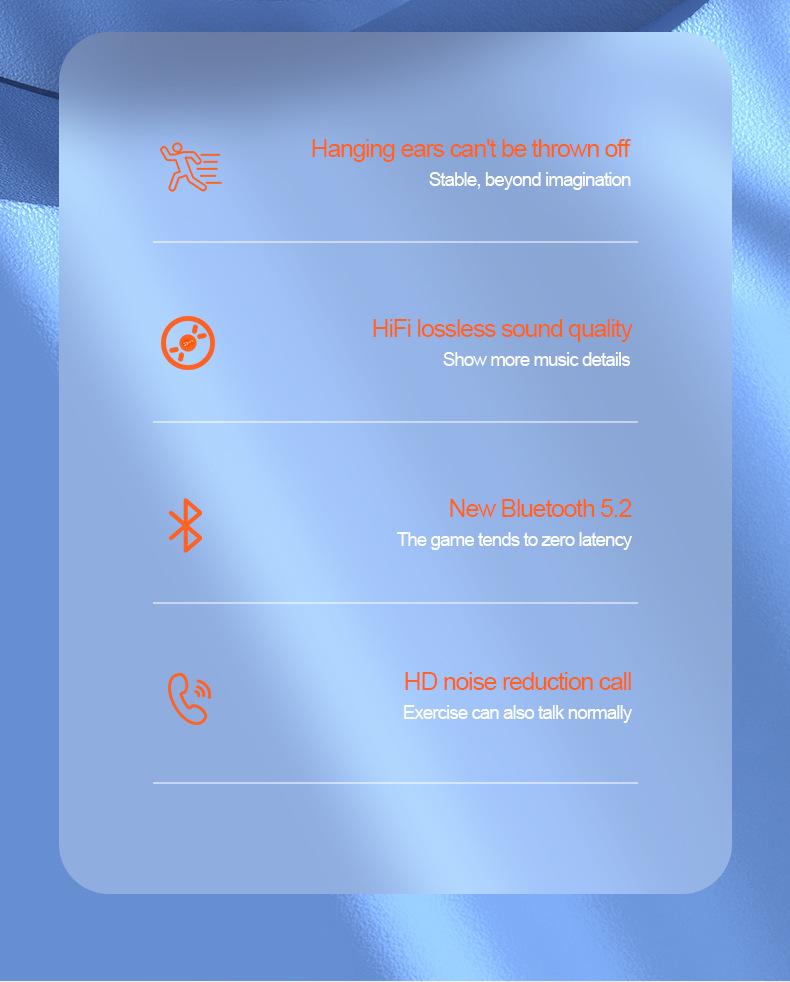 New A1S Wireless Bluetooth Ear-hook Headset: Mini, In-ear, Stereo, Ideal for Sports, Running, and Business.