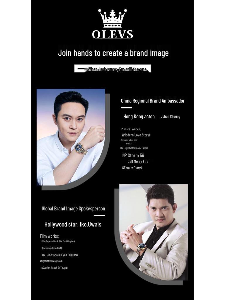 OLEVS Herren Multifunktions-Ewiger Kalender Mechanische Uhr