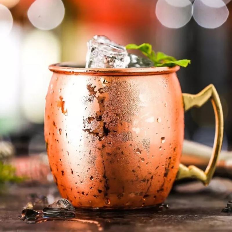 Stal nierdzewna Moscow Mule Drink Coffee Czekoladowy kubek do herbaty i prezenty na filiżanki