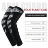 Loogdeel Sports Arm Sleeve Silicone Anti Slip High Elastic Compression Sun Protection for Basketball Tennis Fitness