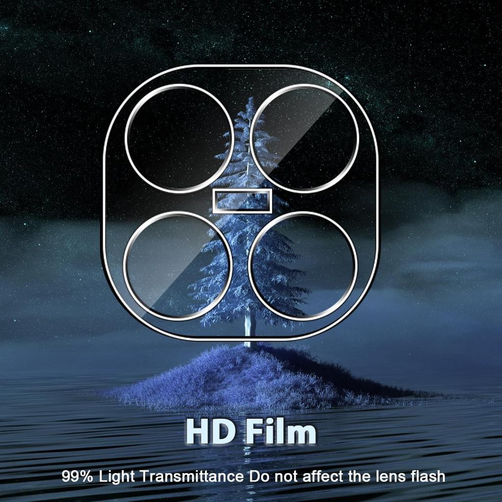 2 Pack HD Tempered Glass Transparent Lens Protector for Xiaomi POCO M8 5G M8 Pro 5G Camera Lens Protective Film 2Pcs/lot