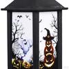 Battery Operated Flameless LED Cale Halloween Lantern Decoration