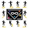 60x90cm Football Training Mat Anti-Skid Soccer Training Mat Football Training Pad Footstep System Training Blanket