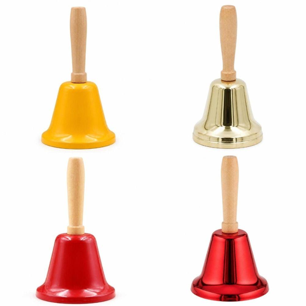 Ornament Christmas Hand Bell Jingle Sound Santa Claus Jingle Bells Metal Handbell Christmas Party