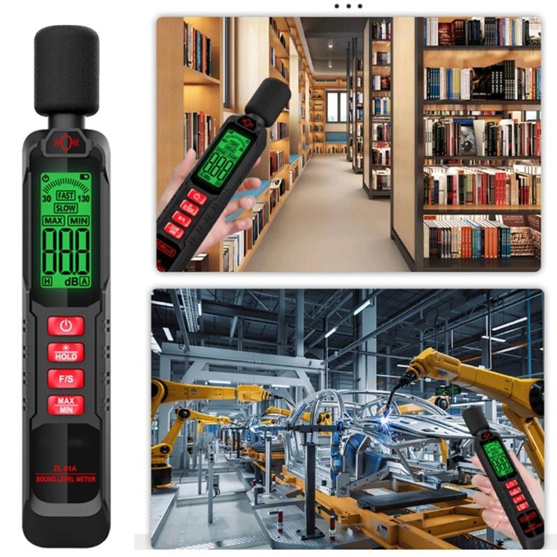 Reliable Noise Level Indicator Handheld Digital Decibel Meter for Accurate Noise Measurement and Actual Time Display