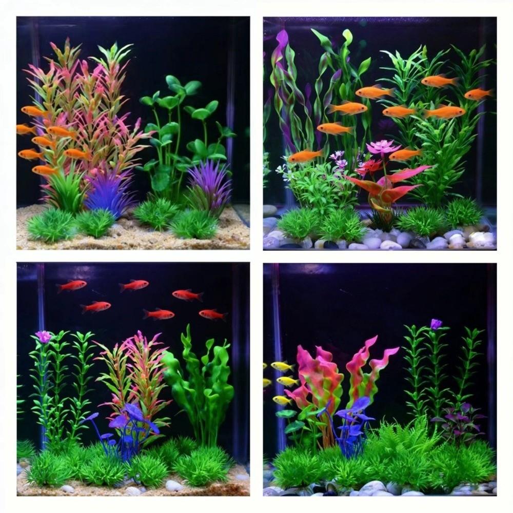 Realistic Simulation Aquatic Plant Natural Look Green Water Grass  Aquarium Landscape