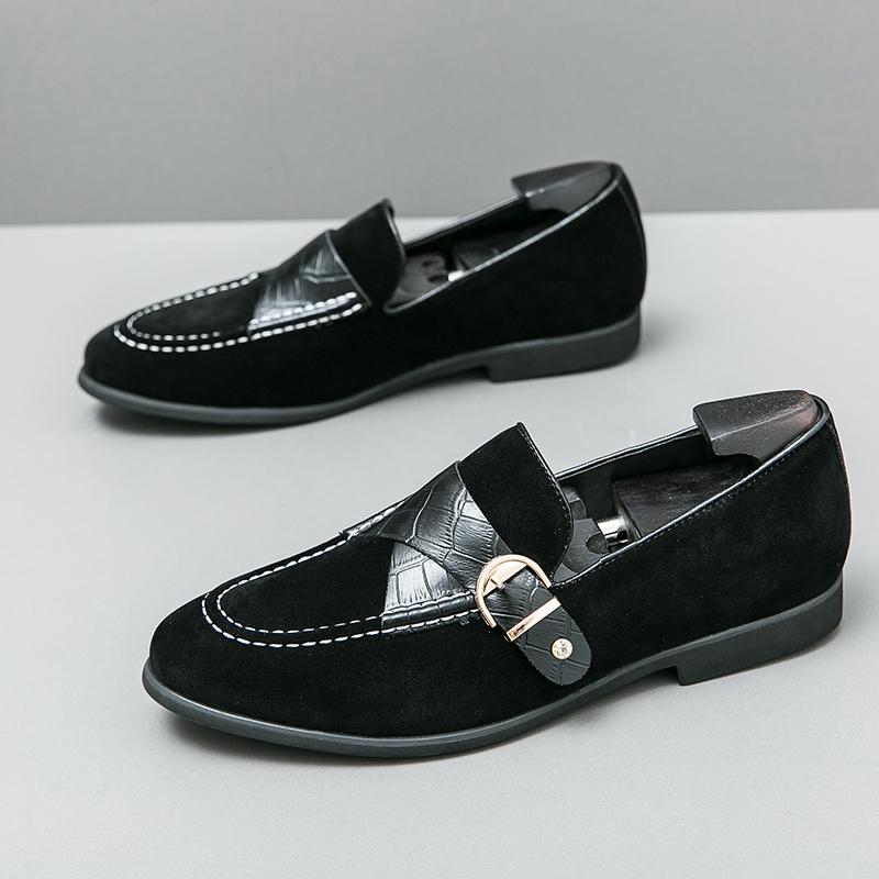 Fashion Leather Loafer Shoes For Man Genuine Leather Big Size Shoes High Quality Designer Formal Shoes Casual Shoes Fashion Business