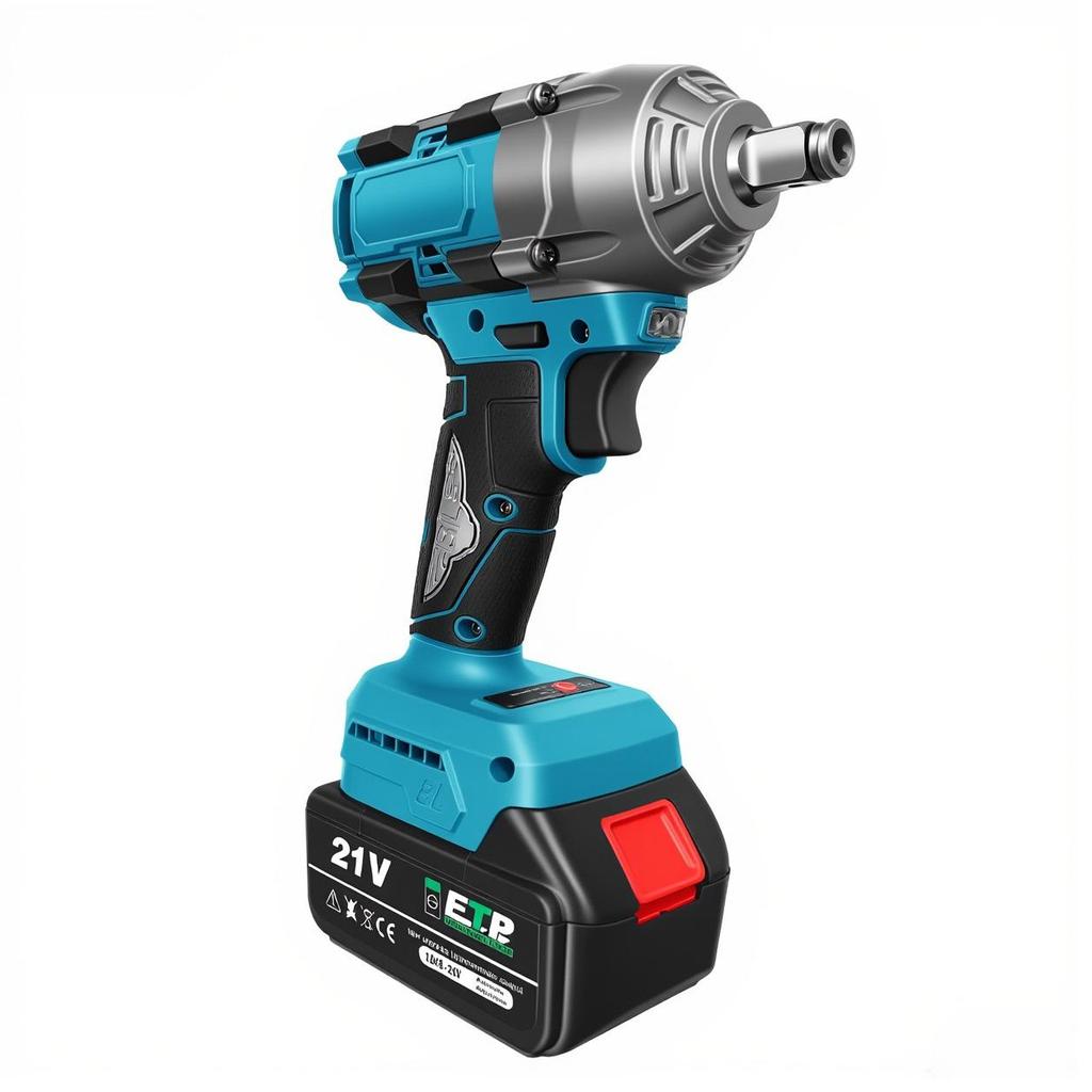Brushless Cordless Electric Wrench with Pure Copper Motor, High Speed, Long Battery Life, High Quality