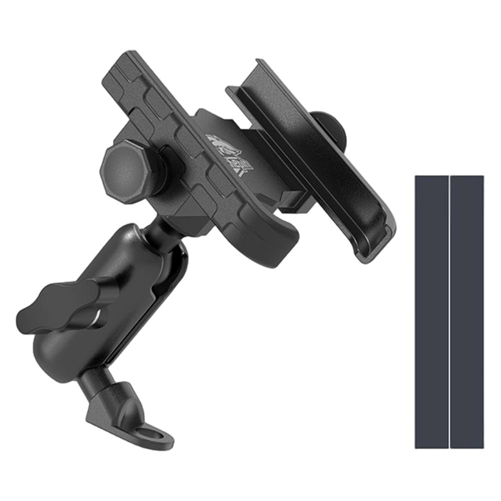 

Motorcycle Phone Holder Dual Universal Ball Joint System Aluminum Alloy Adjustable Quick Release Motorcycle Cellphone Holder