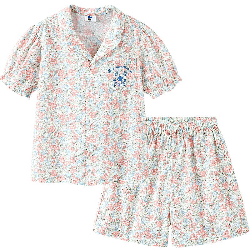 

Mini Balabala Girls Pure Cotton Pajama Set 110