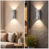 Adjustable Brightness LED Wall Lamp 3 Color Wireless Rechargeable Night Light ABS Body Waterproof Human Induced Atmosphere Light
