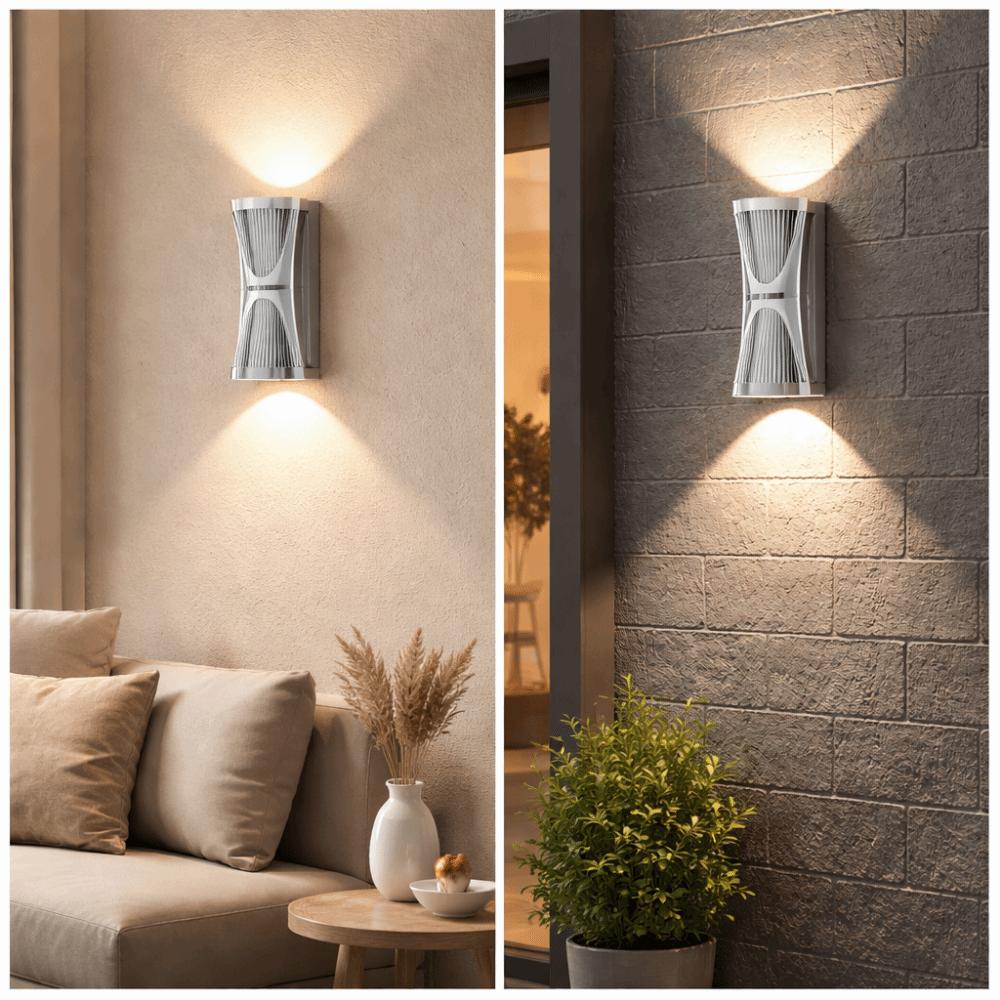 Adjustable Brightness LED Wall Lamp 3 Color Wireless Rechargeable Night Light ABS Body Waterproof Human Induced Atmosphere Light