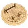 Mosiężne Zapięcie Klamra Zamek Retro Design Średnica 8cm Odporny na Rdzę Metalowy Zamek do Szafki Drewnianego Pudełka