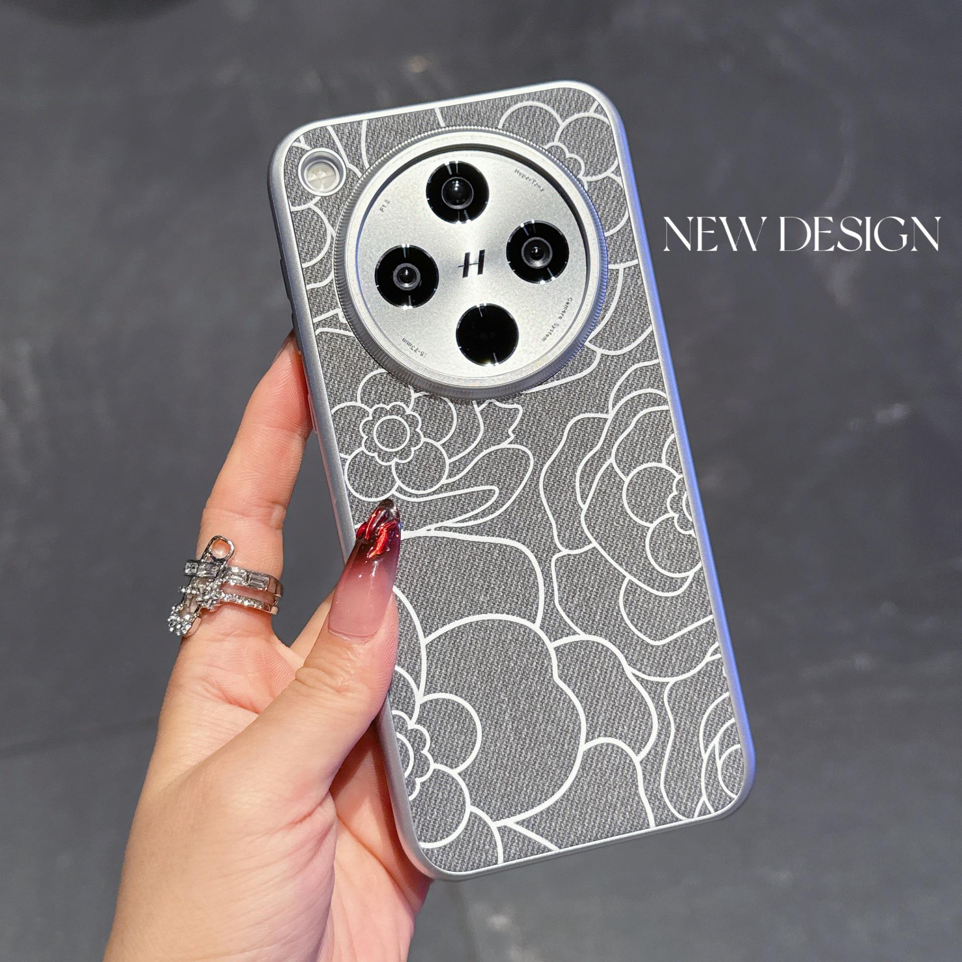 

Find X8 Pro Fashion Denim Embossed Mountain Protective Case Find X8