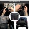 Jiawu Spare Tire Trash Spare Tire Storage Bag Heavy Duty Truck Tailgate Trash Large Retrieval Gear Firewood Camping Cargo Storage Bag Rack for SUV Car