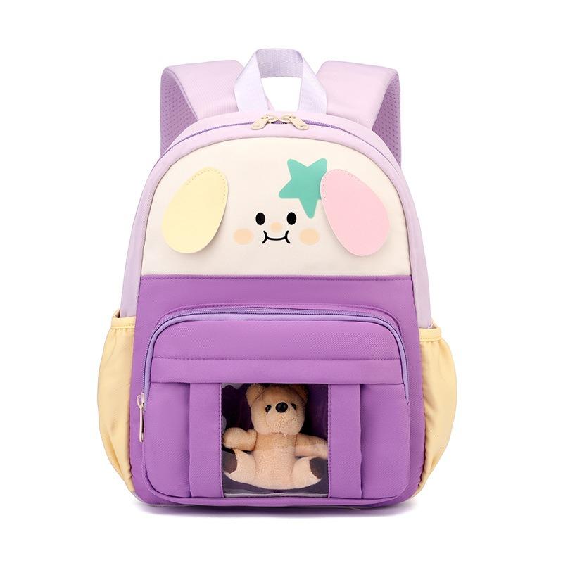 Fashion Contrast Color Kindergarten Student Backpack Large Capacity Lightweight Spine Protection Children's Student Backpack ZRY-A9013