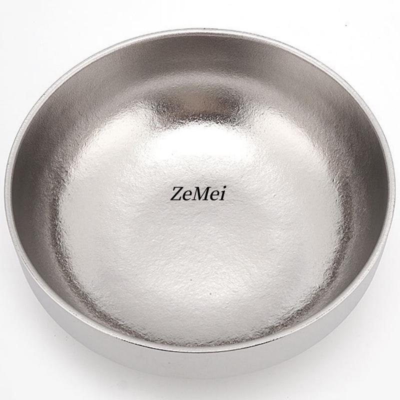 Large Size Pure Titanium Double-Wall Salad Bowl,23 Cm Home Breakfast Bowl Cheese Food Tableware,Snack Bowl Table Kitchenware