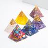 Geometric Crystal Geometric Pyramid Decor For Home Office Gift With Unique Mineral Stones