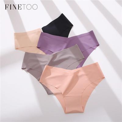 Seamless Panties Women Sexy V Waist Briefs M-2XL Plus Size Underwear Comfortable Ladies Underpants Lingerie