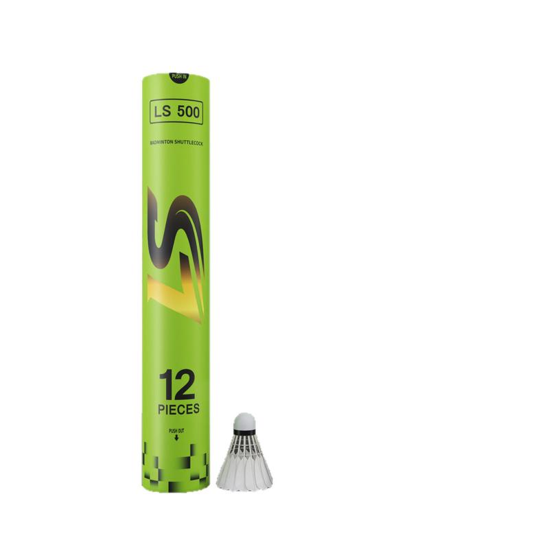 

Ling Shang LS500 Goose Feather Badminton Shuttlecocks (12-Pack) Speed 78