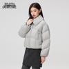 XueZhongFei Women's Short Lapel Collar Down Jacket