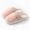 Cotton slippers spring and autumn winter home use indoor non-slip couple home warm winter plush