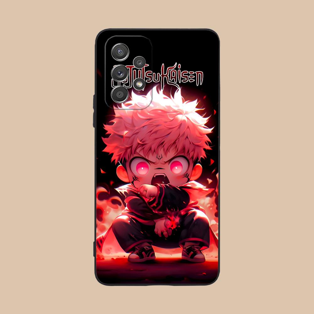 Jujutsu Kaisen Sukuna Mobile Phone Case for Samsung Galaxy A56 55 54 53 52 51 36 35 34 23 16 15 5G Colorful Cover Luxury Pretty